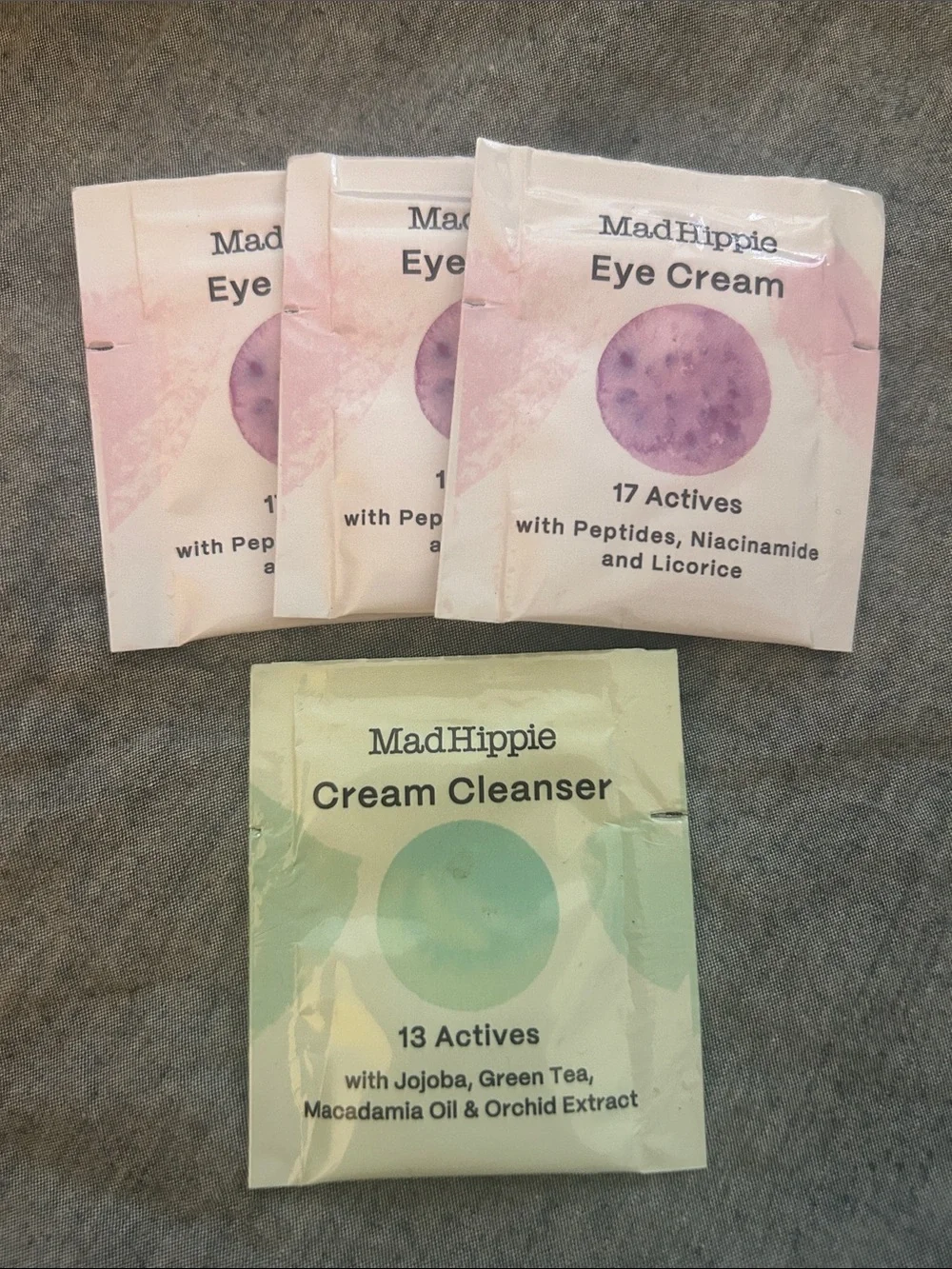 Mad Hippie😉3-Eye Cream Packets 2 x 3 ml / Authentic / Sealed / Made in USA